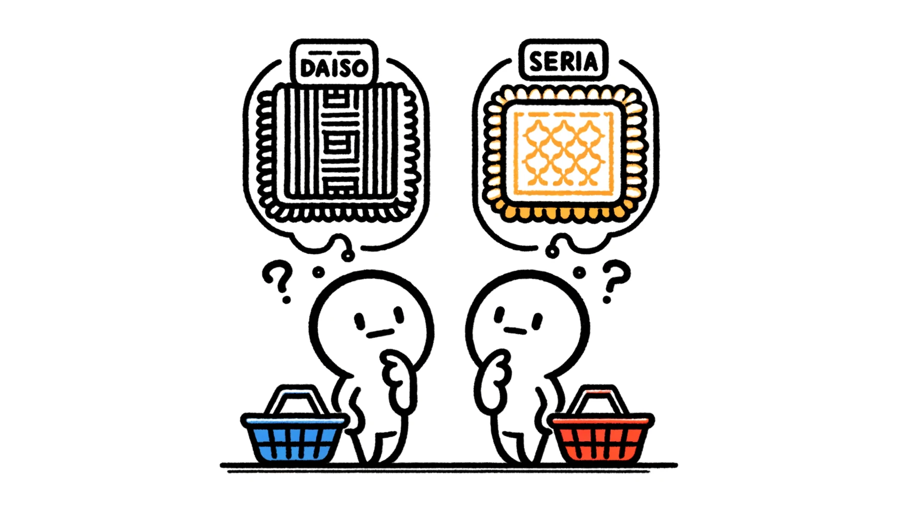 ダイソーとセリアの段差解消マットの比較