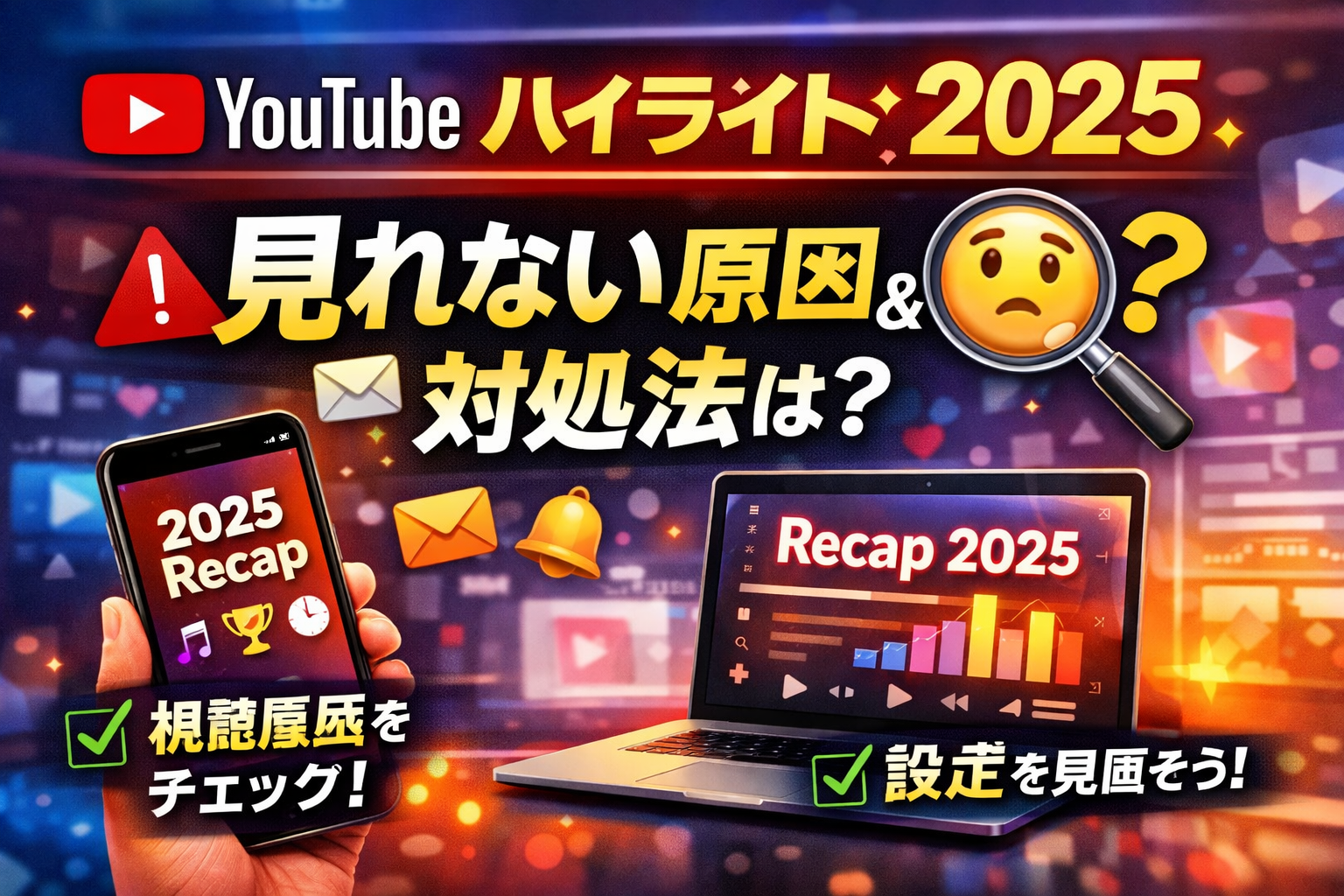 YouTubeハイライト2025が見れない？見方のコツと対処法を徹底解説