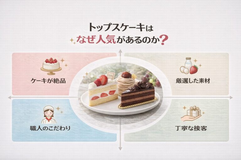 トップスケーキなぜ人気をイメージした画像