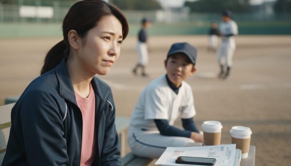 スポ少母親と息子